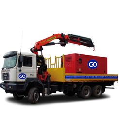 Camión con grúa hasta 15 m. de alcance