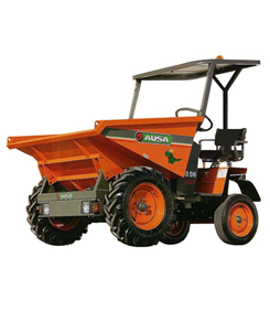 Dumper hidráulico de 1.500 Kg. descarga frontal 4x4