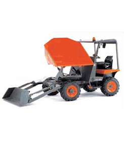 Dumper hidráulico autocargable de 2.500 Kg. descarga giratoria 4x4