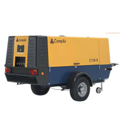 Compresor diesel de 11.600 l/min a 12 Bar.